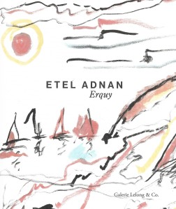 Etel Adnan, "Erquy", Galerie Lelong, 2024.