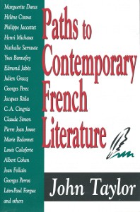 Paths to Contemporary French Literature, Volume 1, Transaction Publishers, 2004