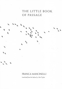 Franca Mancinelli, The Little Book of Passage, Bitter Oleander Press, 2018