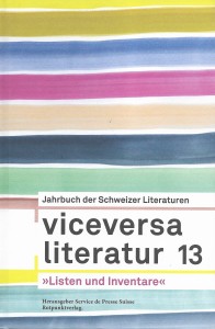 Viceversa Literatur, 13 / 2019